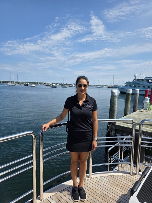 Estefanie Polanek, Chief Stewardess aboard Spirit